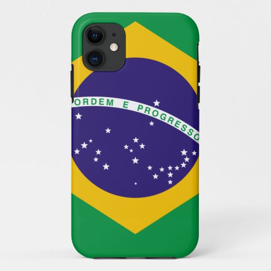 ブラジル国旗 Case-Mate iPhoneケース (裏面)