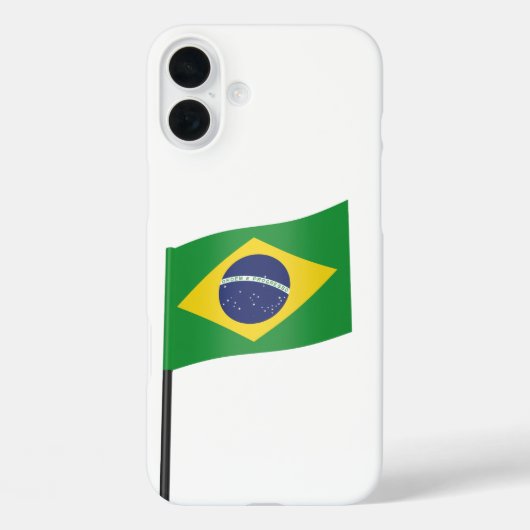 ブラジル国旗 Case-Mate iPhoneケース (裏面)