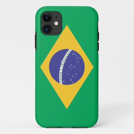 ブラジル国旗 Case-Mate iPhoneケース (裏面)