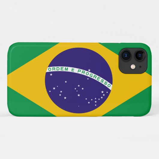 ブラジル国旗 Case-Mate iPhoneケース (裏面(横))