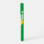 ブラジル国旗 iPhone 16ケース (左側面)