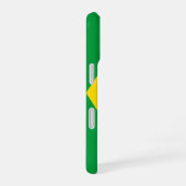 ブラジル国旗 iPhone 16ケース (右側面)