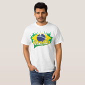ブラジル国旗 Tシャツ (正面フル)