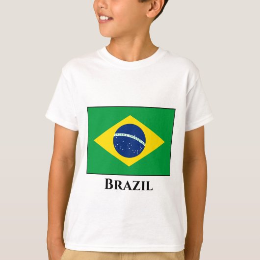 ブラジル国旗 Tシャツ (正面)
