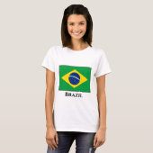 ブラジル国旗 Tシャツ (正面フル)