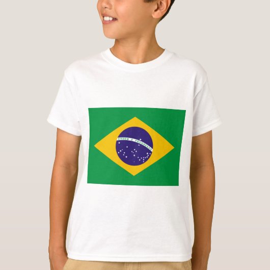 ブラジル国旗 Tシャツ (正面)