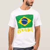 ブラジル国旗 Tシャツ (正面)