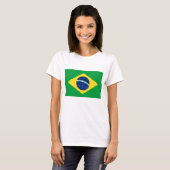 ブラジル国旗 Tシャツ (正面フル)