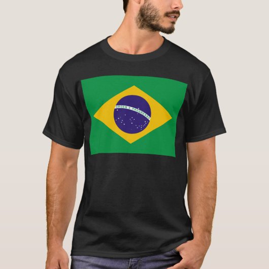 ブラジル国旗 Tシャツ (正面)