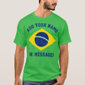 ブラジル国旗 Tシャツ (正面)