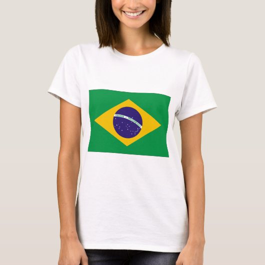 ブラジル国旗 Tシャツ (正面)