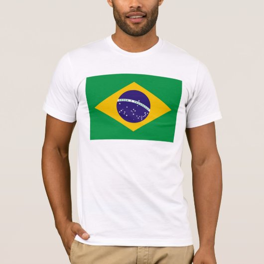 ブラジル国旗 Tシャツ (正面)