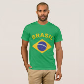 ブラジル国旗 Tシャツ (正面フル)
