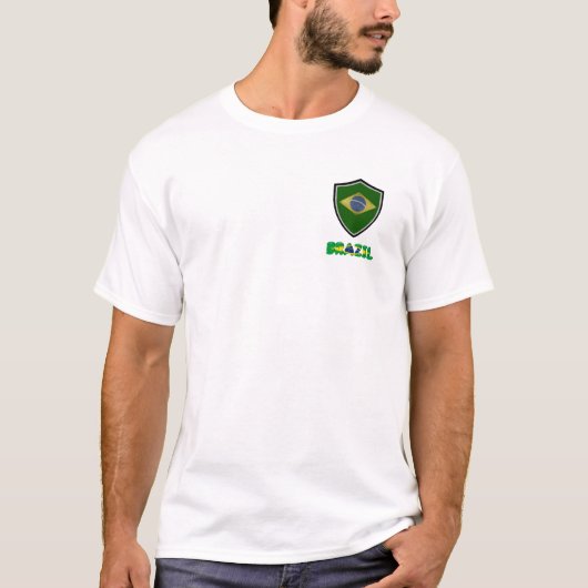 ブラジル国旗Tシャツ Tシャツ (正面)