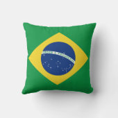 ブラジル国旗x旗まくら クッション (裏面)