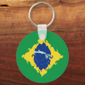 ブラジル地帯国旗 キーホルダー (正面)