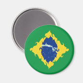ブラジル地帯国旗 マグネット (正面/裏面)