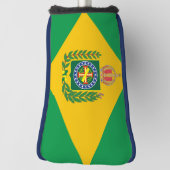 ブラジル帝国国旗 ゴルフヘッドカバー (回転90)