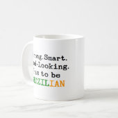 ブラジル強 コーヒーマグカップ (正面左)