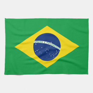 ブラジル愛国国旗 キッチンタオル