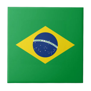 ブラジル愛国国旗 タイル