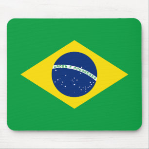 ブラジル愛国国旗 マウスパッド
