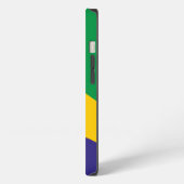 ブラジル旗のテーマ iPhoneケース (左側面)