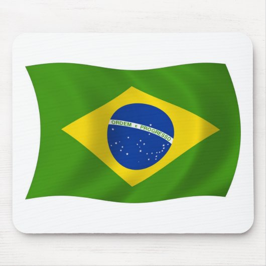ブラジル旗マウスパッド マウスパッド (正面)
