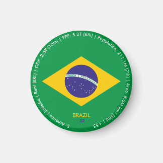 ブラジル旗マグネット マグネット