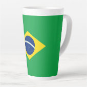 ブラジル旗 カフェラテマグ (右アングル)