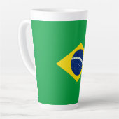 ブラジル旗 カフェラテマグ (左アングル)