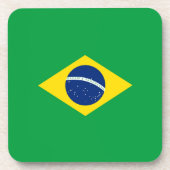 ブラジル旗 コースター (正面)