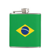 ブラジル旗 フラスク (正面)