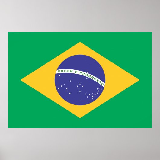 ブラジル旗 ポスター (正面)