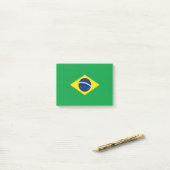 ブラジル旗 ポストイット (デスク上)