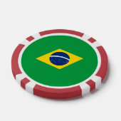 ブラジル旗 ポーカーチップ (シングル)