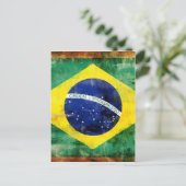 ブラジル旧国旗 ポストカード (スタンド正面)