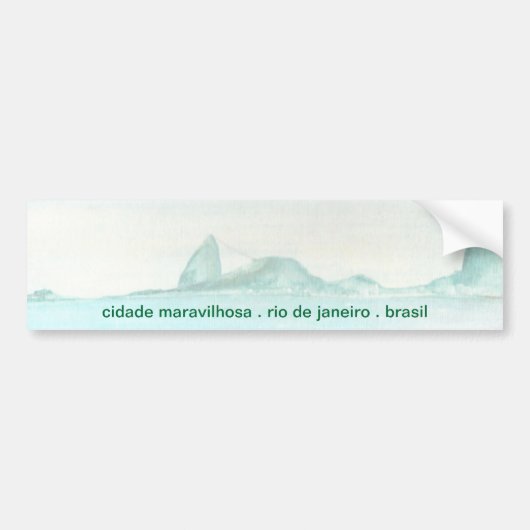 ブラジル景観 バンパーステッカー (正面)
