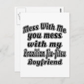 ブラジル柔術を使って私を混乱させる ポストカード (正面/裏面)