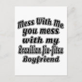 ブラジル柔術を使って私を混乱させる ポストカード (正面)