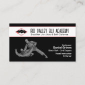 ブラジル柔術アカデミー&インストラクター 名刺 (正面)