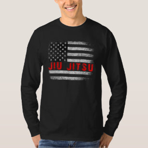 ブラジル柔術アメリカ国旗Usスポーツ Tシャツ