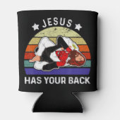 ブラジル柔術ジャスシャツイエスシャツイエス様よ 缶クーラー (裏面)