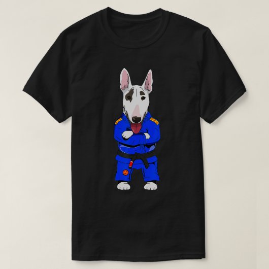 ブラジル柔術マスターブルテリアBJJ Tシャツ (デザイン正面)