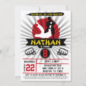 ブラジル柔術武術アーツキッズ招待状 招待状 (正面)