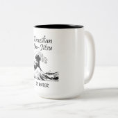 ブラジル柔術素晴らし波 ツートーンマグカップ (正面右)