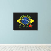 ブラジル柔術 キャンバスプリント (インサイチュ (ウッドフロア))