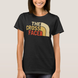ブラジル柔術、クロス顔 Tシャツ
