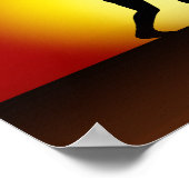 ブラジル柔術 – グラッパーズサンセットポスター ポスター (角)