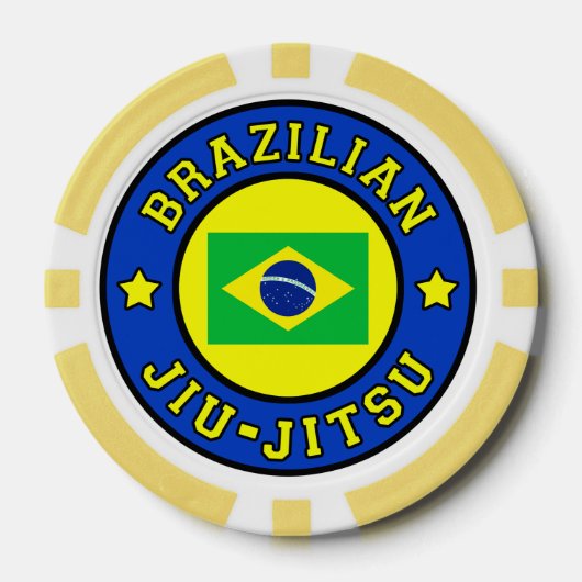 ブラジル柔術 ポーカーチップ (正面)